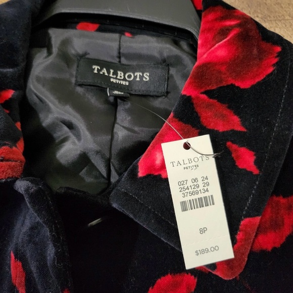 Talbots Velvet Jacket - Picture 4 of 4